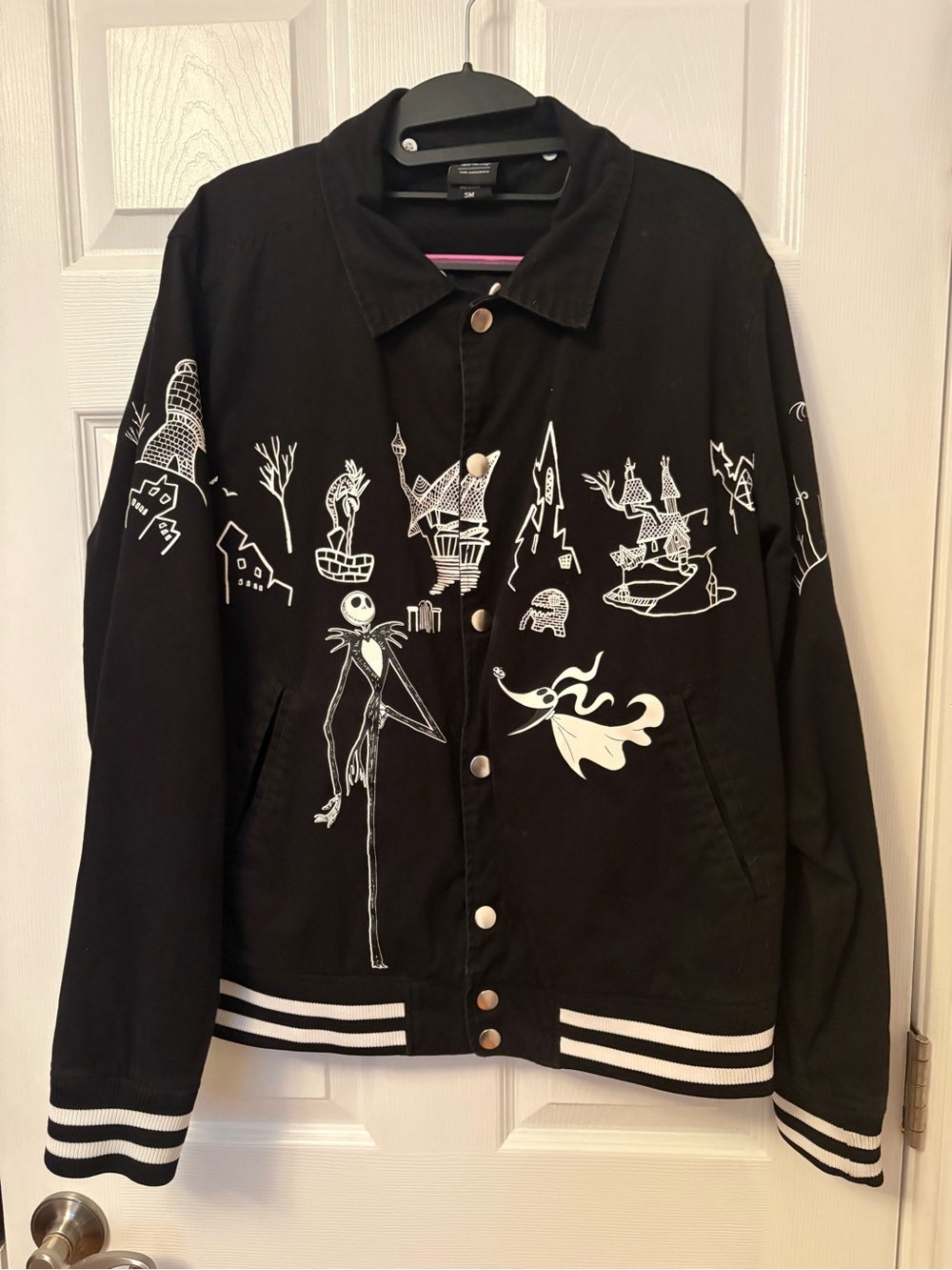 Our Universe The Nightmare Before Christmas Jack Face Varsity Jacket